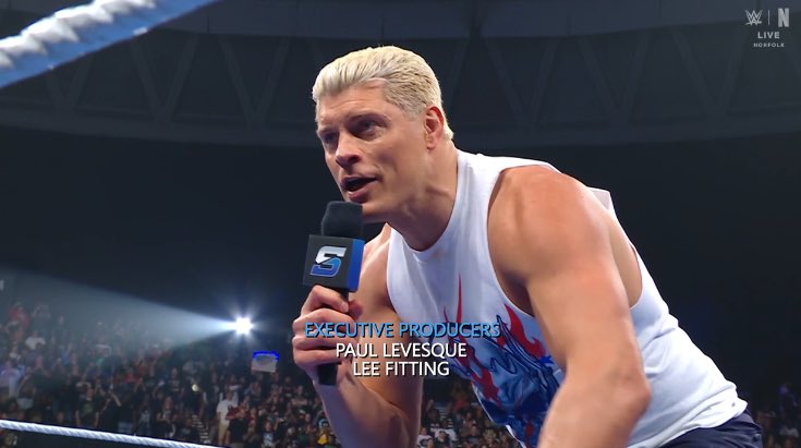 Cody Rhodes regresa en SmackDown y defenderña el Campeonato de WWE ante Drew McIntyre en Wrestlepalooza