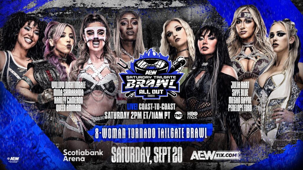 Confirmada la cartelera provisional del episodio de AEW Saturday Tailgate Brawl 20 de septiembre de 2025