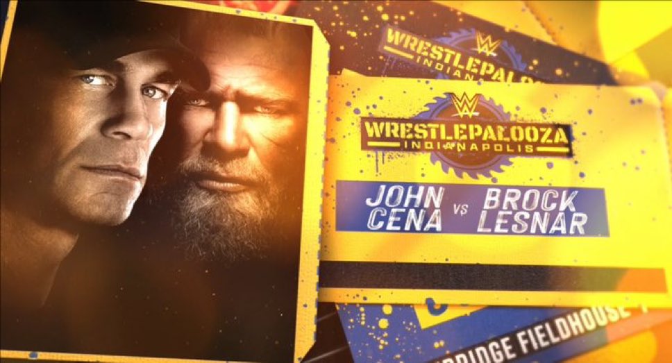 John Cena se enfrentará a Brock Lesnar en WWE Wrestlepalooza
