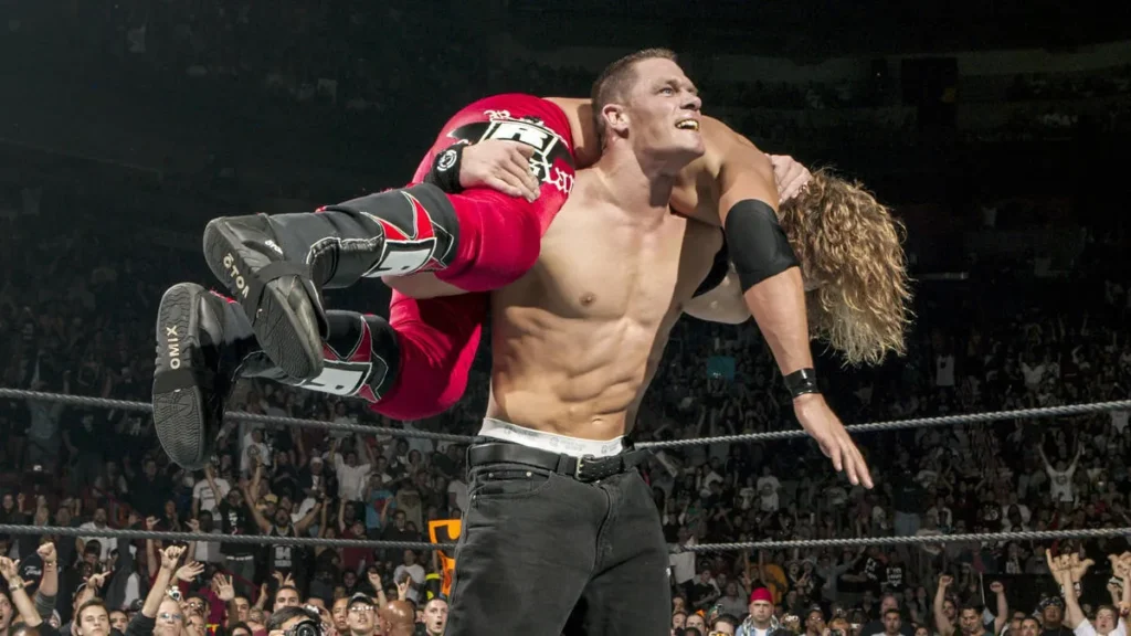 Adam Copeland reacciona al tributo de John Cena con su spear en SmackDown