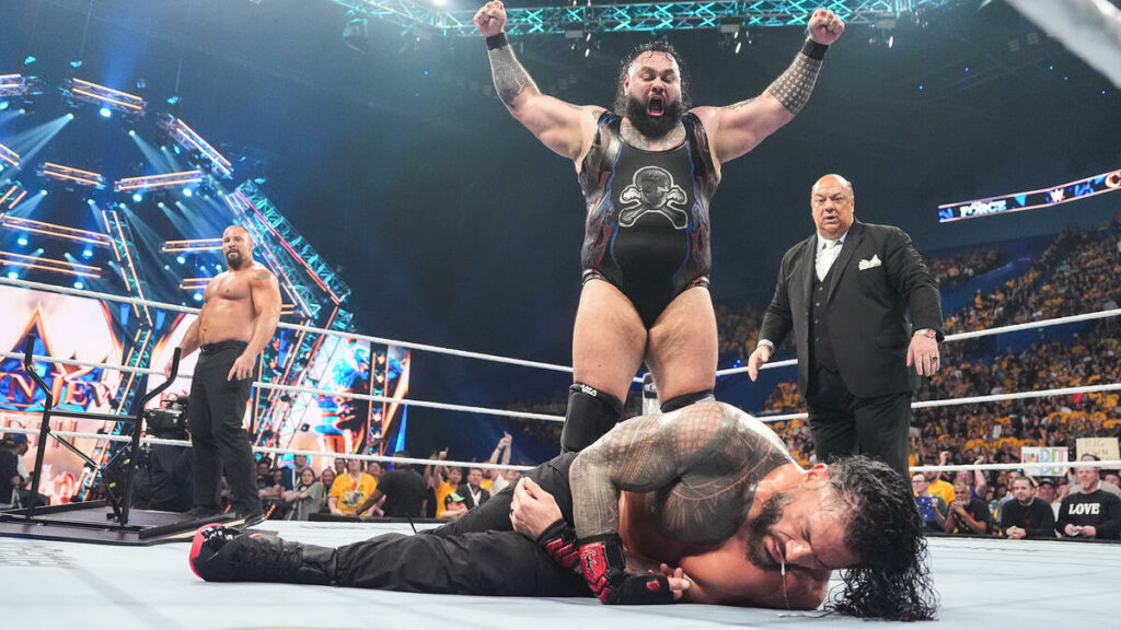 Bronson Reed sorprende y derrota a a Roman Reigns en WWE Crown Jewel 2025