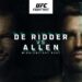 Resultados UFC Vancouver: De Ridder vs. Allen