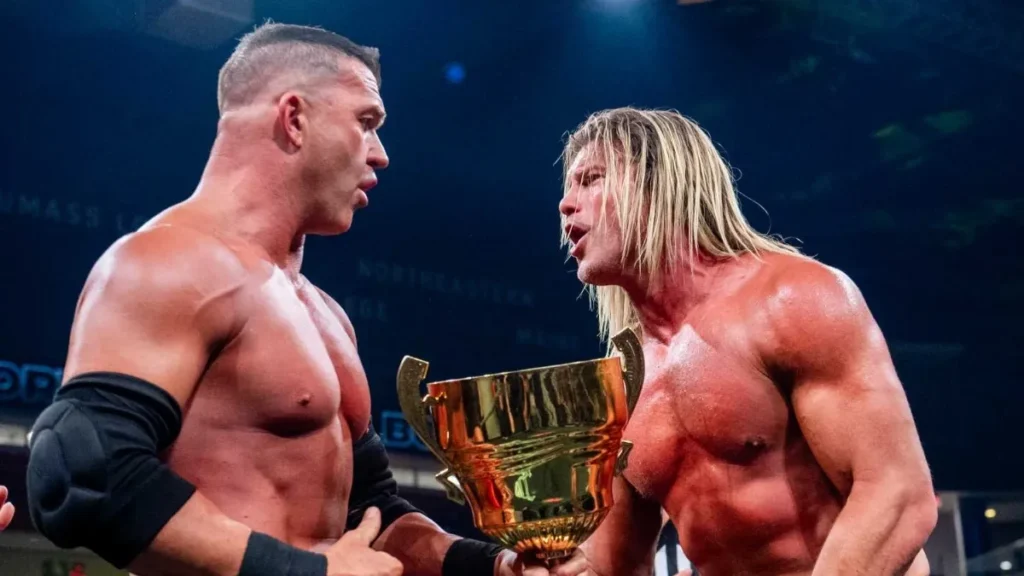 Frankie Kazarian y Nic Nemeth, co-ganadores del Call Your Shot Gaunlet en TNA Bound For Glory 2025 Frankie Kazarian y Nic Nemeth, co-ganadores del Call Your Shot Gaunlet en TNA Bound For Glory 2025