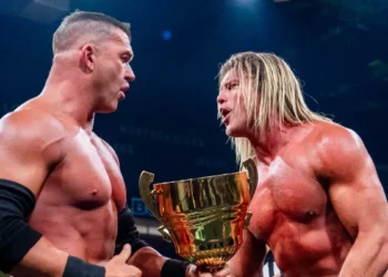 Frankie Kazarian y Nic Nemeth, co-ganadores del Call Your Shot Gaunlet en TNA Bound For Glory 2025