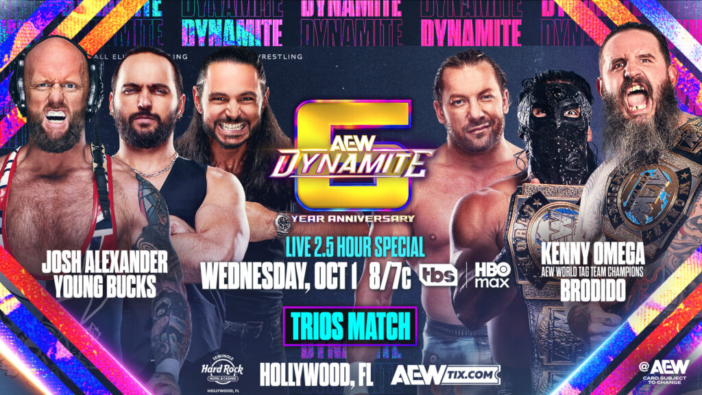 Previa AEW Dynamite 6.º aniversario - 1 de octubre de 2025