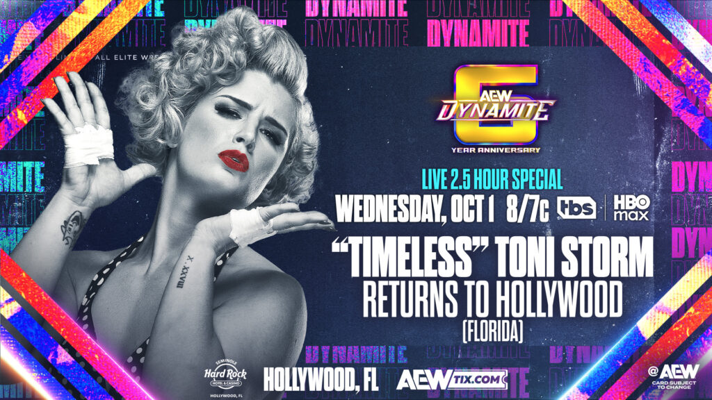 Previa AEW Dynamite 6.º aniversario - 1 de octubre de 2025