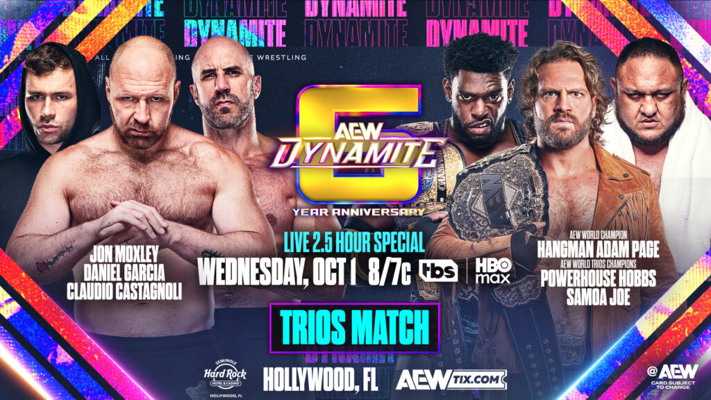 Previa AEW Dynamite 6.º aniversario - 1 de octubre de 2025