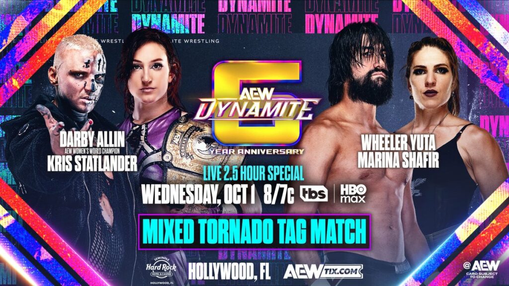 Previa AEW Dynamite 6.º aniversario - 1 de octubre de 2025