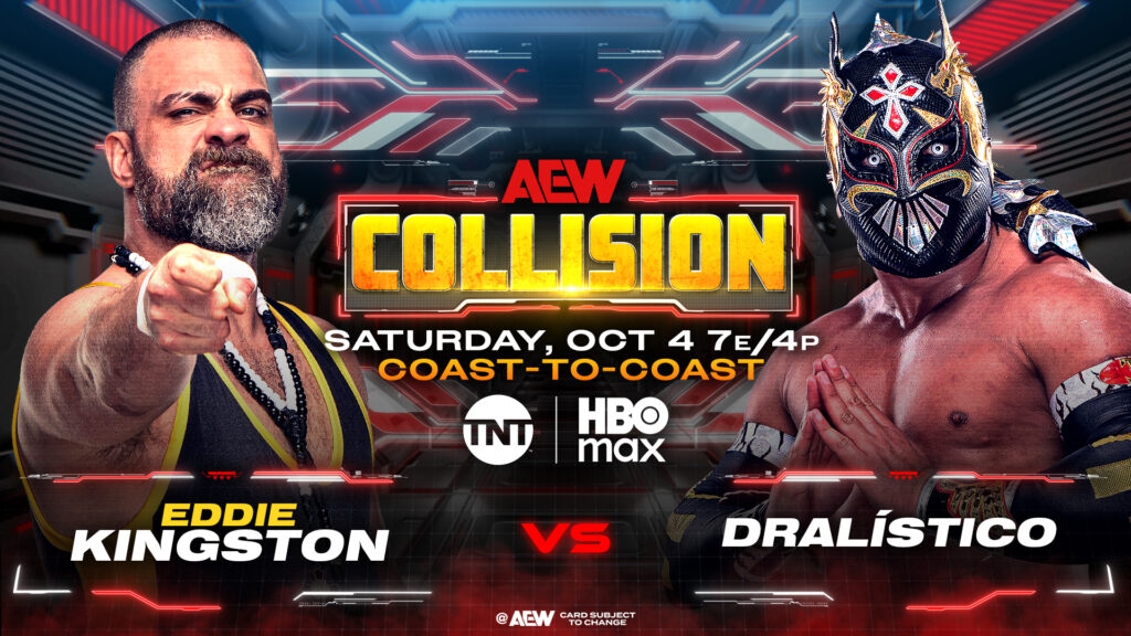 Confirmada la cartelera provisional del episodio de AEW Collision 4 de octubre de 2025