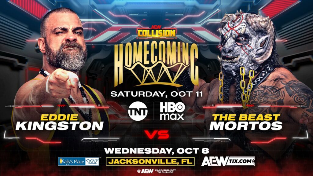 Confirmada la cartelera provisional del episodio de AEW Collision Homecoming 11 de octubre de 2025