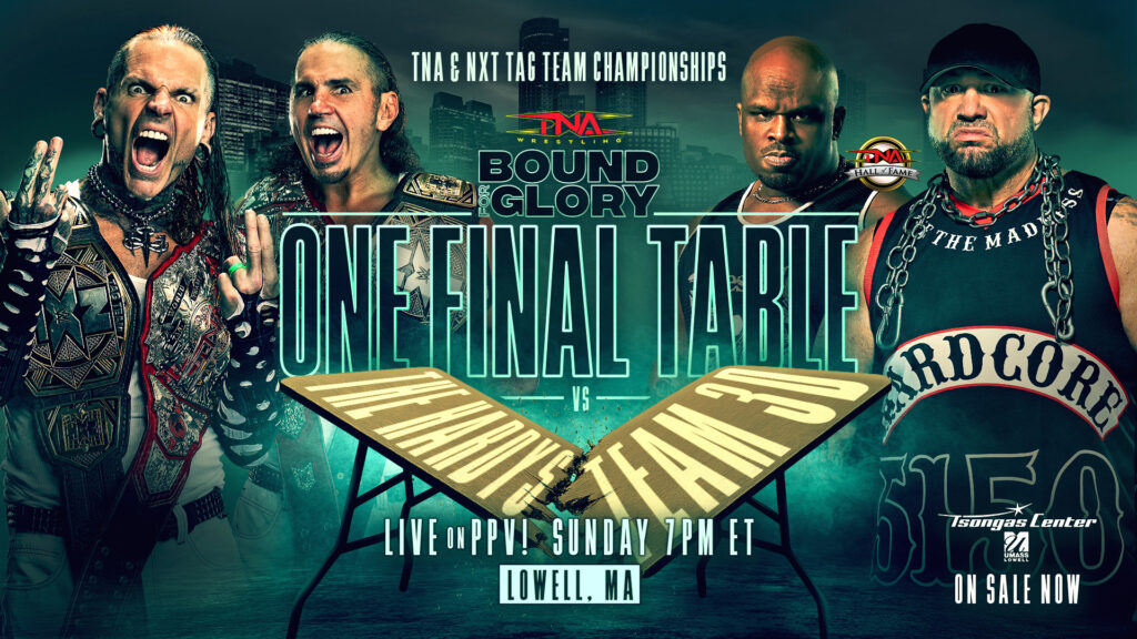 El Campeonato por Parejas de NXT también estará en juego en la lucha entre The Hardys y Team 3D en TNA Bound For Glory 2025
