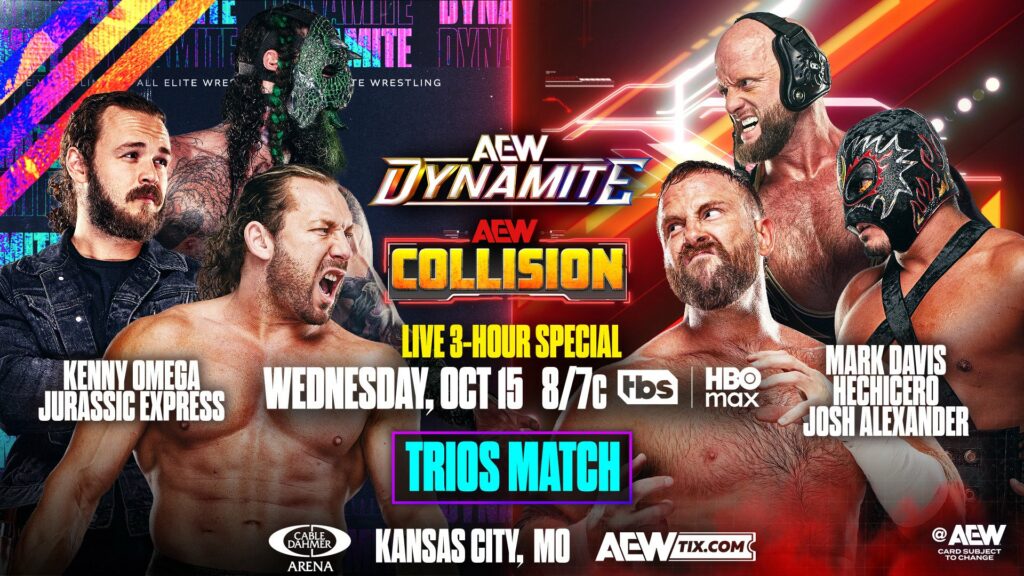AEW anuncia la cartelera provisional del show de Dynamite + Collision 15 de octubre de 2025