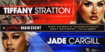 Tiffany Stratton y Jade Cargill volverán a luchar por el Campeonato Femenino de WWE en Saturday Night’s Main Event Tiffany Stratton y Jade Cargill volverán a luchar por el Campeonato Femenino de WWE en Saturday Night’s Main Event