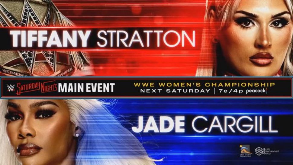 Tiffany Stratton y Jade Cargill volverán a luchar por el Campeonato Femenino de WWE en Saturday Night’s Main Event Tiffany Stratton y Jade Cargill volverán a luchar por el Campeonato Femenino de WWE en Saturday Night’s Main Event