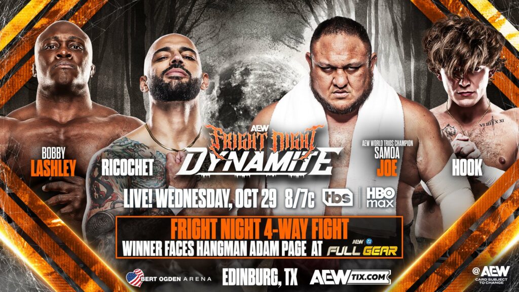 AEW anuncia la cartelera provisional del show de Fright Night Dynamite 29 de octubre de 2025 AEW anuncia la cartelera provisional del show de Fright Night Dynamite 29 de octubre de 2025