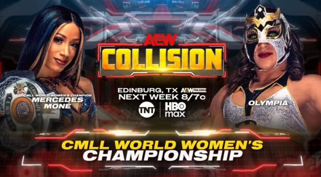 Confirmada la cartelera provisional del episodio de AEW Collision 1 de noviembre de 2025