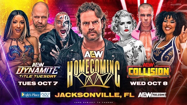 AEW anuncia la cartelera provisional del show de Dynamite Title Tuesday - 7 de octubre de 2025