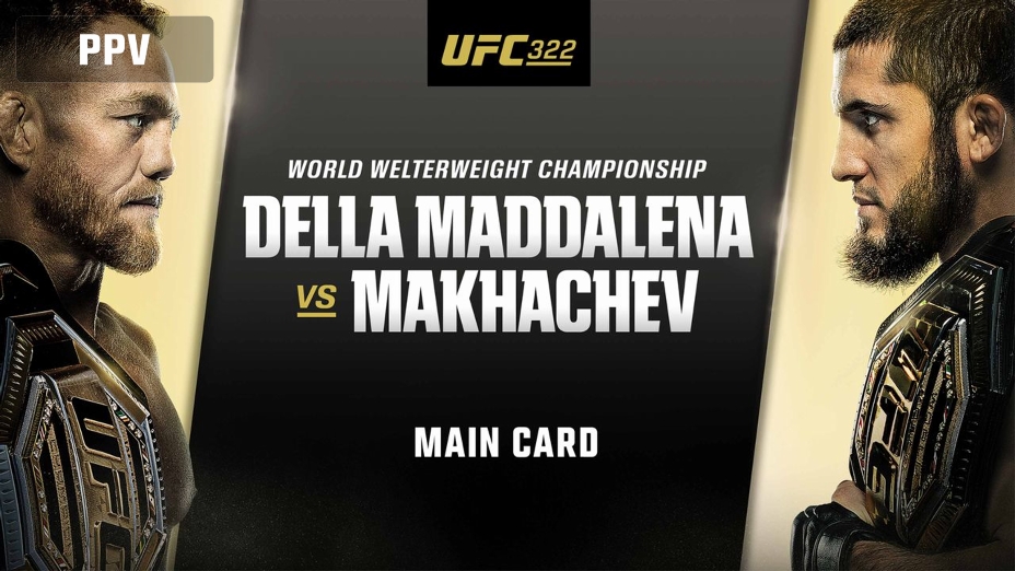 Cartelera UFC 322: Della Maddalena vs. Makhachev