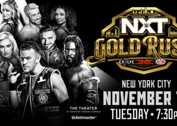 Cartelera WWE NXT Gold Rush 2025 (semana 1)