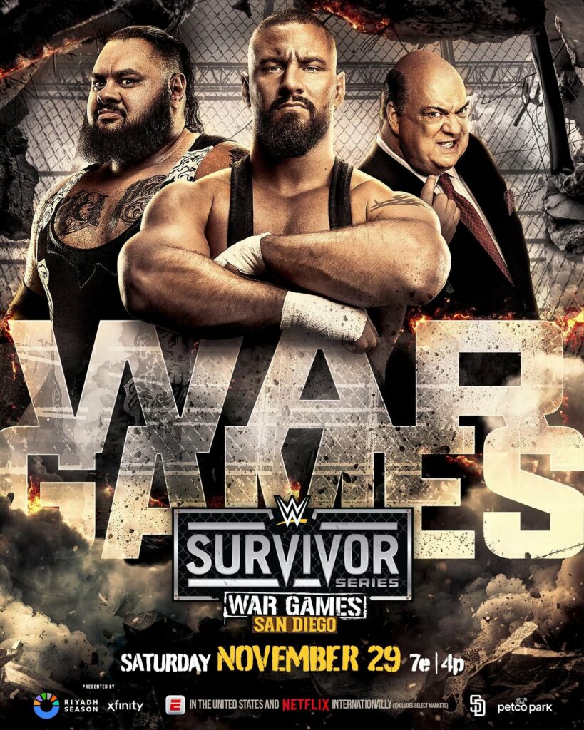 WWE Survivor Series WarGames 2025: póster oficial
