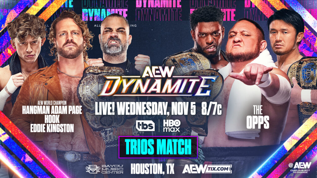 All Elite Wrestling amplía la cartelera del episodio de AEW Dynamite 5 de noviembre de 2025
