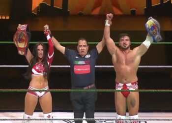 Ethan Page y Chelsea Green ganan el Campeonato por Parejas Mixto de AAA