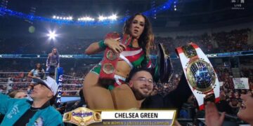 Chelsea Green vence a Giulia para ganar el Campeonato Femenino de Estados Unidos por segunda vez Chelsea Green vence a Giulia para ganar el Campeonato Femenino de Estados Unidos por segunda vez