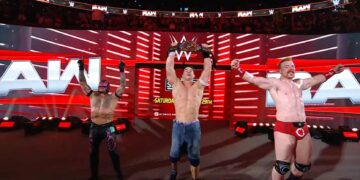John Cena disputa su último combate oficial en WWE RAW