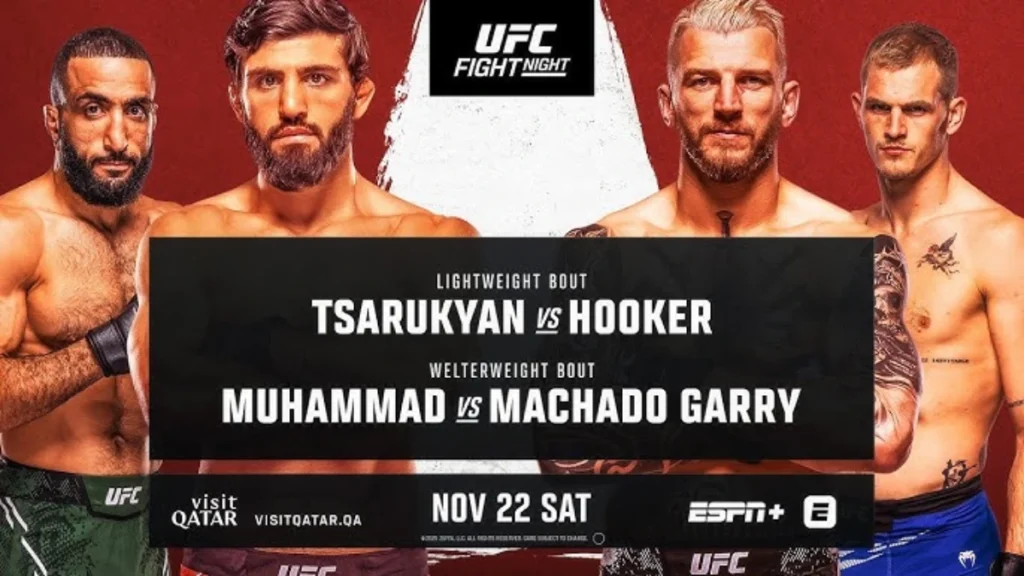 Resultados UFC Qatar: Tsarukyan vs. Hooker
