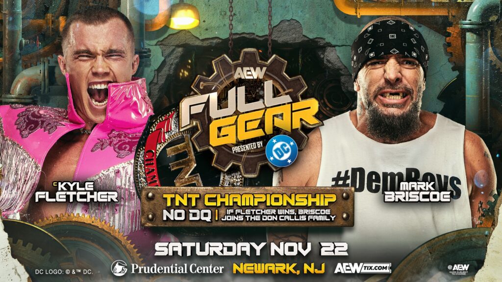 Apuestas AEW Full Gear 2025: Kyle Fletcher vs. Mark Briscoe