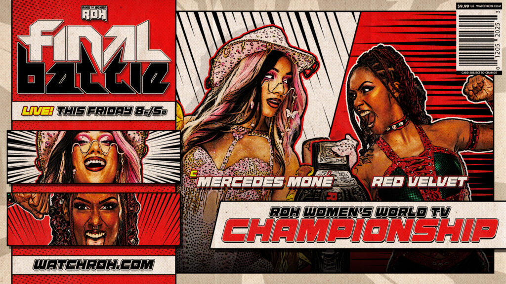 Cartelera ROH Final Battle 2025 actualizada