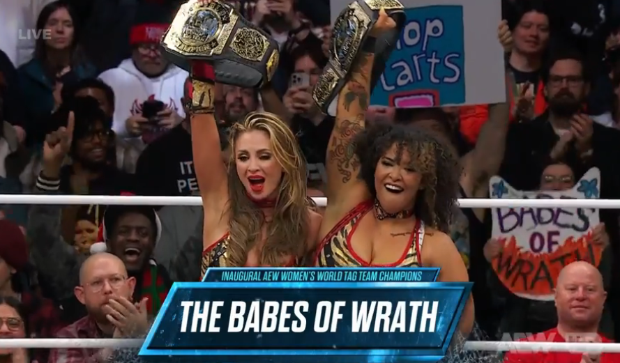 Willow Nightingale y Harley Cameron ganan el Campeonato Mundial Femenino por Parejas de AEW Willow Nightingale y Harley Cameron vencen a Toni Storm y Mina Shirakawa para ganar el Campeonato Femenino por Parejas de AEW